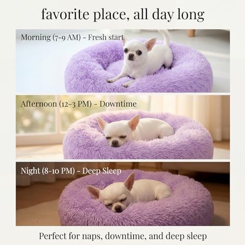nononfish Plush Calming Dog Bed - Image 6