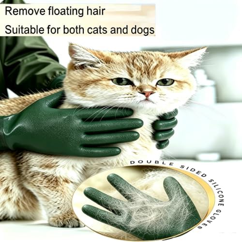 YOFANG 27.2" Long Sleeve Pet Grooming Bathing Gloves Anti-Scratch - Image 3