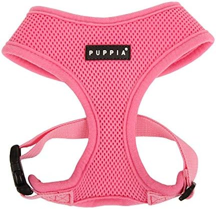 Puppia Soft Dog Harness No Choke Over-The-Head Triple Layered Breathable Mesh by PUPPIA