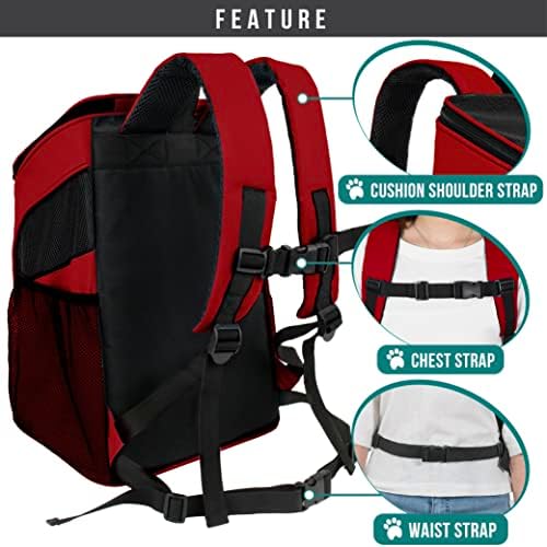 PetAmi Cat Backpack Carrier for Small Dogs and Large Cats, Airline Approved - Image 5