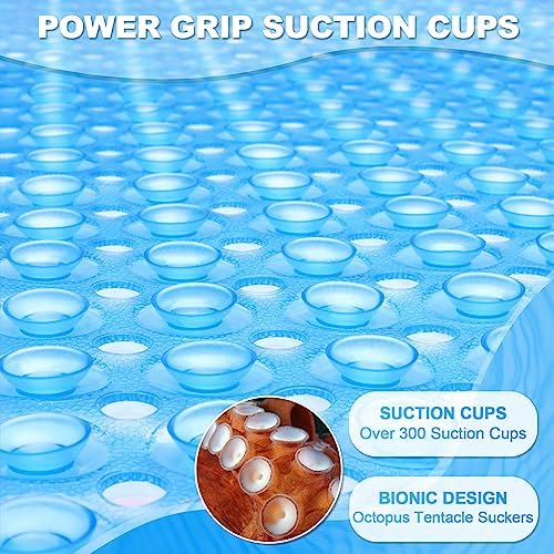 Bathtub and Shower Mats, 40x16 Inch Extra Large Non Slip Soft Bath Tub Mat - Image 3