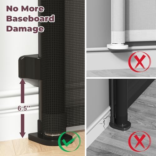 Retractable Baby Gate for Stairs & Doorways, Dog Gate Indoor Outdoor - Image 3