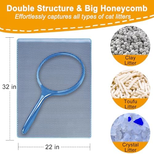 Cat Litter Mat Litter Catcher Mat 32"x22" - Image 2