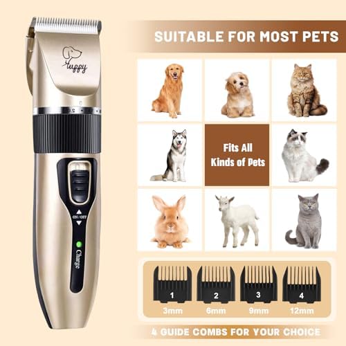Dog Clippers for Grooming, Low Noise, Electric Quiet, Adjustable Clipper Comb - Image 2