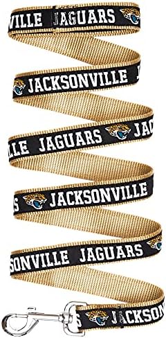 Pets First NFL Licensed Jacksonville Jaguars Pet Leash, Size Small – Durable by PETSFIRST