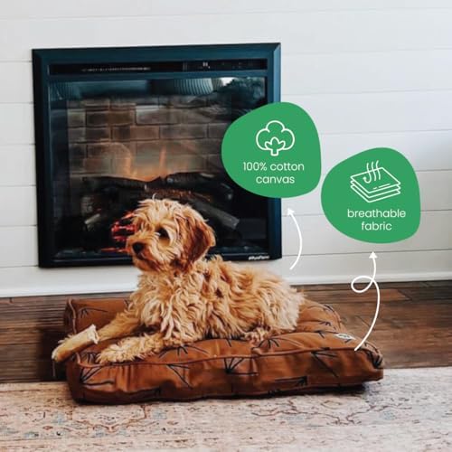 Molly Mutt Brown & Black Dog Bed Cover, Non-Toxic & 100% Cotton - Image 4