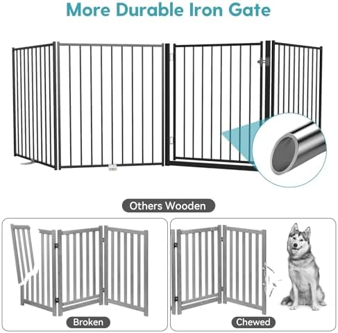 No Pawblems Freestanding Dog Gate - Image 3