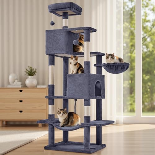 Large 66 Inch Cat Tree Tower by Aidoly