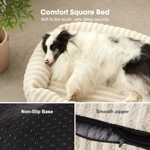 MIXJOY Dog Bed Medium Size Dog, Washable Medium Dogs Bed - Image 4