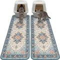 Hompet Cat Litter Mat 2 Pack, 20x60 Large Machine Washable Trapping Mats by Hompet