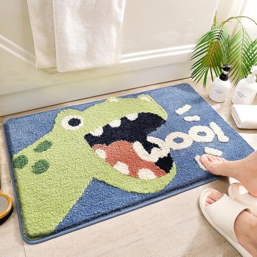 Molesun Dinosaur Bath Mat 16x24, Soft Absorbent Microfiber Bath Rugs by Molesun