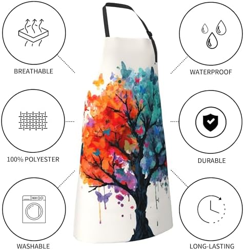 Art Apron with Pocket for Women Men - Image 3