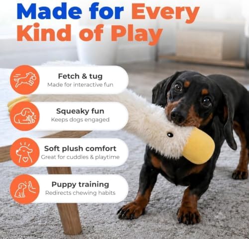 Best Pet Supplies 2-in-1 Stuffless Squeaky Dog Toy - Image 3
