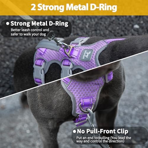 Huntboo Escape Proof Dog Harness, Secure Dog Harness No Escape, Fully - Image 4