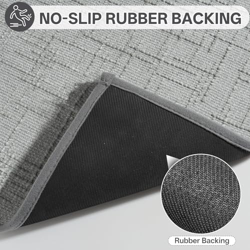 Bath Mat Non Slip, Quick Dry Bathroom Rug Under Door - Image 4