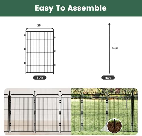 Gardner Pet Dog Playpens, Foldable Pet Play Yard Gate Extensions, Pet Playpen - Image 2
