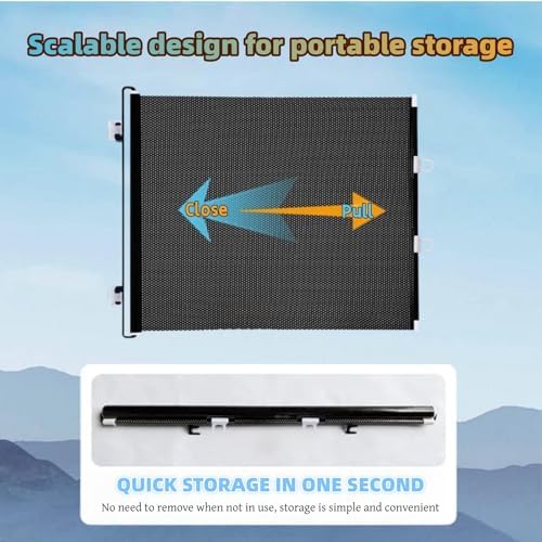 17 Inch Retractable Step‑Over Dog Gate, Adhesive Mount Pet Barrier - Image 5