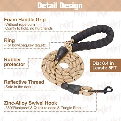 BEAUTYZOO Large Dog Harness and Leash Set, No Pull Puppy Pet Vest - Image 4