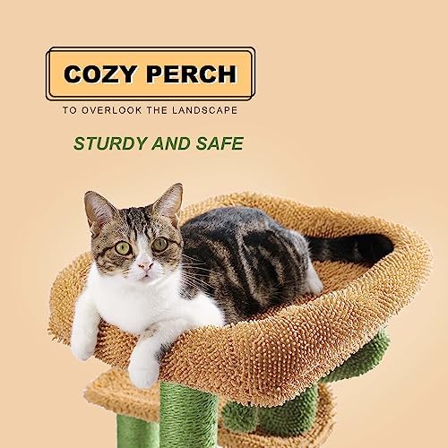 MUTTROS Cactus Cat Tree, Cat Scratching Post - Image 2