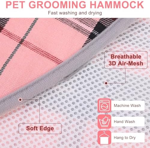 BEAUTYZOO Dog Grooming Hammock for Small Dogs/Cats, Nail Trim Restraint - Image 5