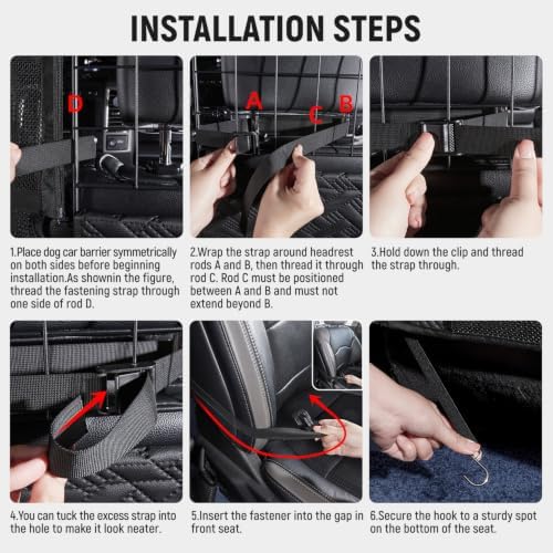 YJGF Dog Car Barrier, Car Net Divider - Image 6