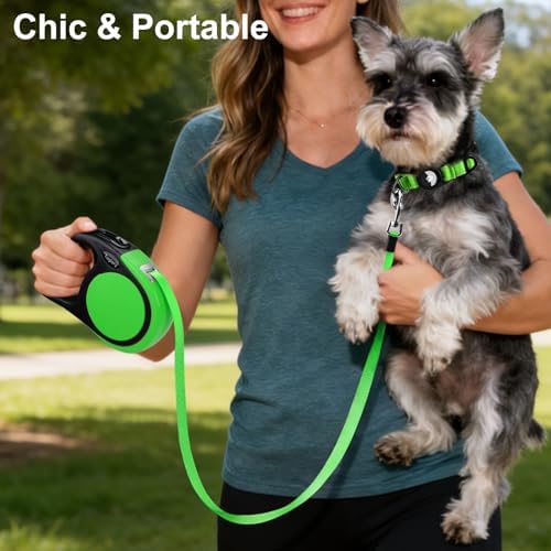 Taglory Retractable Dog Leash, One-Handed Brake - Image 2