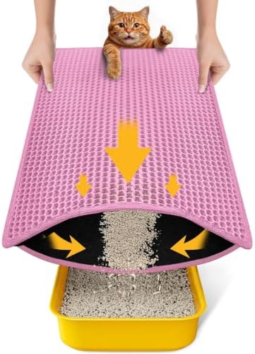 Cat Litter Mat New Size 23.6"x14.6" by Conlun