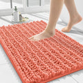Smiry Bathroom Rugs 24X16, Extra Soft Rubber Backing Chenille Bath Mats by Smiry
