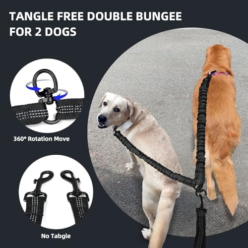 Uppetly Hands Free 2 Dog Running Leash - Image 4