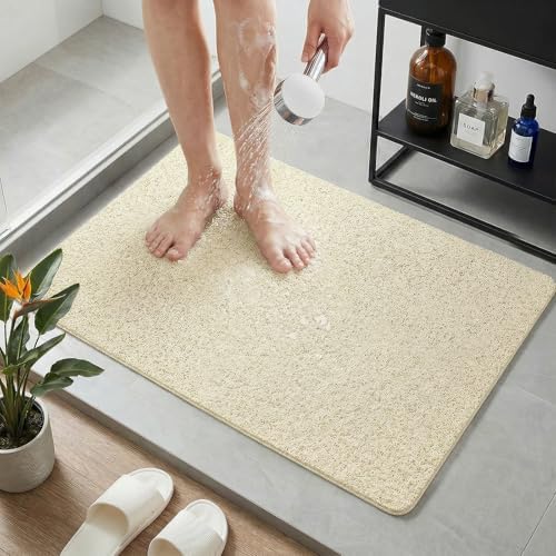 Non Slip Shower Mat, 16 x 40 Inch Anti Slip Shower Mats by BLESWIN