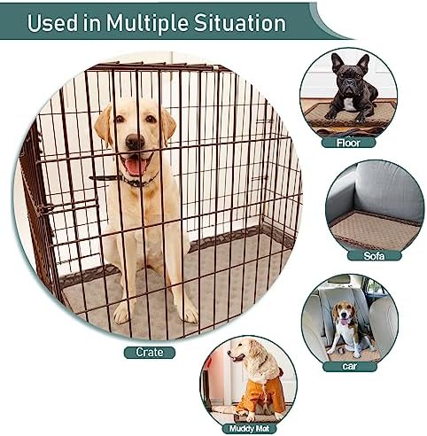 30 Inch Dog Crate Bed Mat Memory Foam Kennel Pad - Image 5