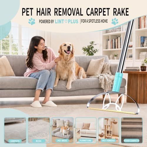 63‘’Ultra Long Heavy Duty Carpet Rake - Image 6