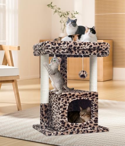 SYANDLVY 27" Cat Tree for Indoor Cats, Activity Tower - Image 5