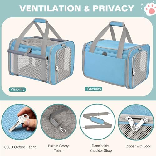 Soft Cat Carrier for Anxious Pets - Image 2