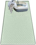 Cat Litter Mat for Litter Box, Silicone Large Cat Litter Trapping Mat by Jacooxi