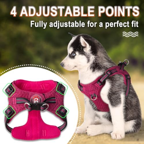 BARKBAY Dog Harness Medium Sized Dog, No Pull Puppy Harness, Step-in Dog Vest - Image 3