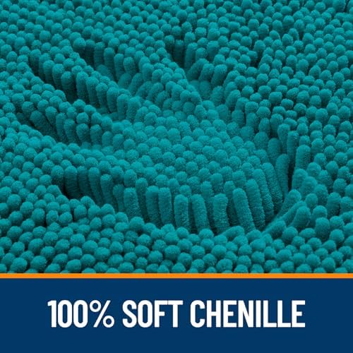 OLANLY Large Bathroom Rugs 44x32, Extra Soft Absorbent Chenille Bath Rugs - Image 3