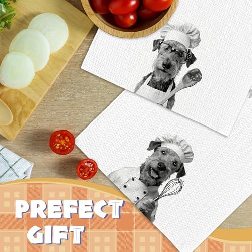Dog Kitchen Towels Decor Set of 2 - Image 5