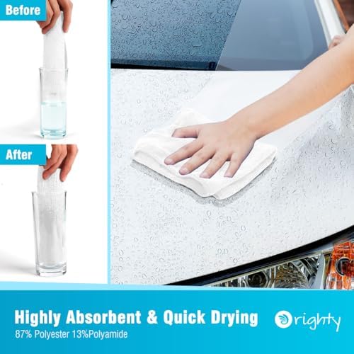 Orighty Microfiber Cleaning Cloth, Cleaning Rags, 12 Pack, 12x11 in - Image 3