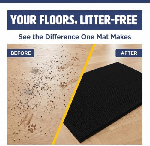 Muddy Mat® | Large Cat Litter Mat 36"x60", Litter Trapping Mat, Super Absorbent - Image 2
