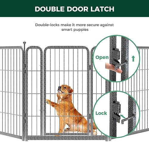 FXW Aster Dog Playpen Designed for Yard, 32 Panels - Image 5
