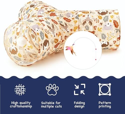 Tempcore Cat Tunnel, 3-Way Collapsible Toy - Image 7
