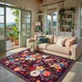 Area Rug 4x6 Rug Washable Boho Rugs by WelcometoBabovid