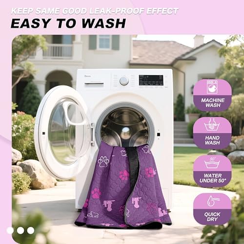 WanpeeGoo Washable Pee Pads for Dogs, Waterproof, 36 x 36 in, 2 Pack - Image 6