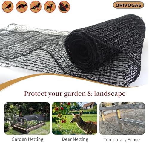 Deer Fence Netting, Plastic Mesh Fence 6.5x50ft, Reinforced Edges 55gsm Heavy - Image 5