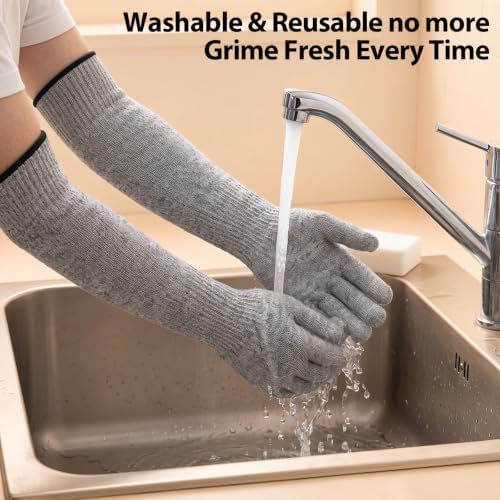 15.7 Inch Kevlar Anti-Bite Anti-Scratch Gloves, Flexible Arm Protection - Image 5