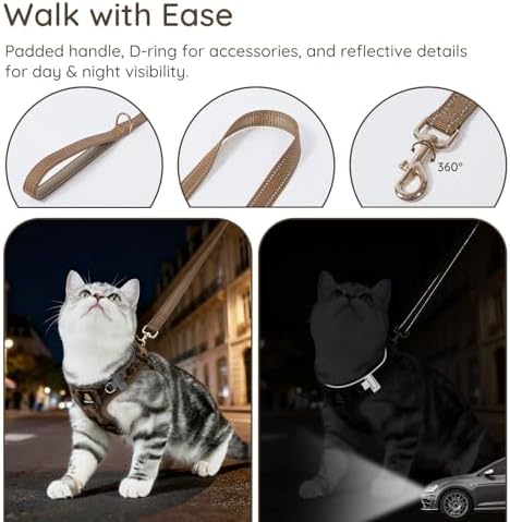 BELLA & PAL Step in Puppy Harness and Leash Set - Image 4