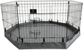 PJYuCien Puppy Playpen with Bottom Pad and Door, 8 Panels 24" H by PJYuGienPetGarden