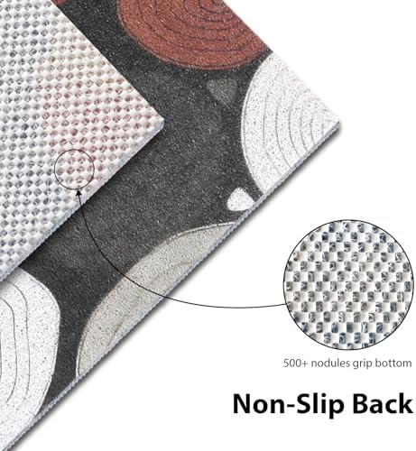 Square Shower Mat, Yonala 27 x 27 Inch Stylish Non Slip Shower Mats - Image 3