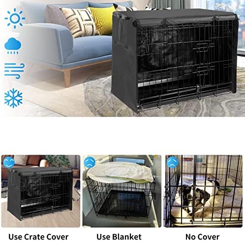Dog Kennel Cover 30 Inch Waterproof 600D Oxford - Image 4